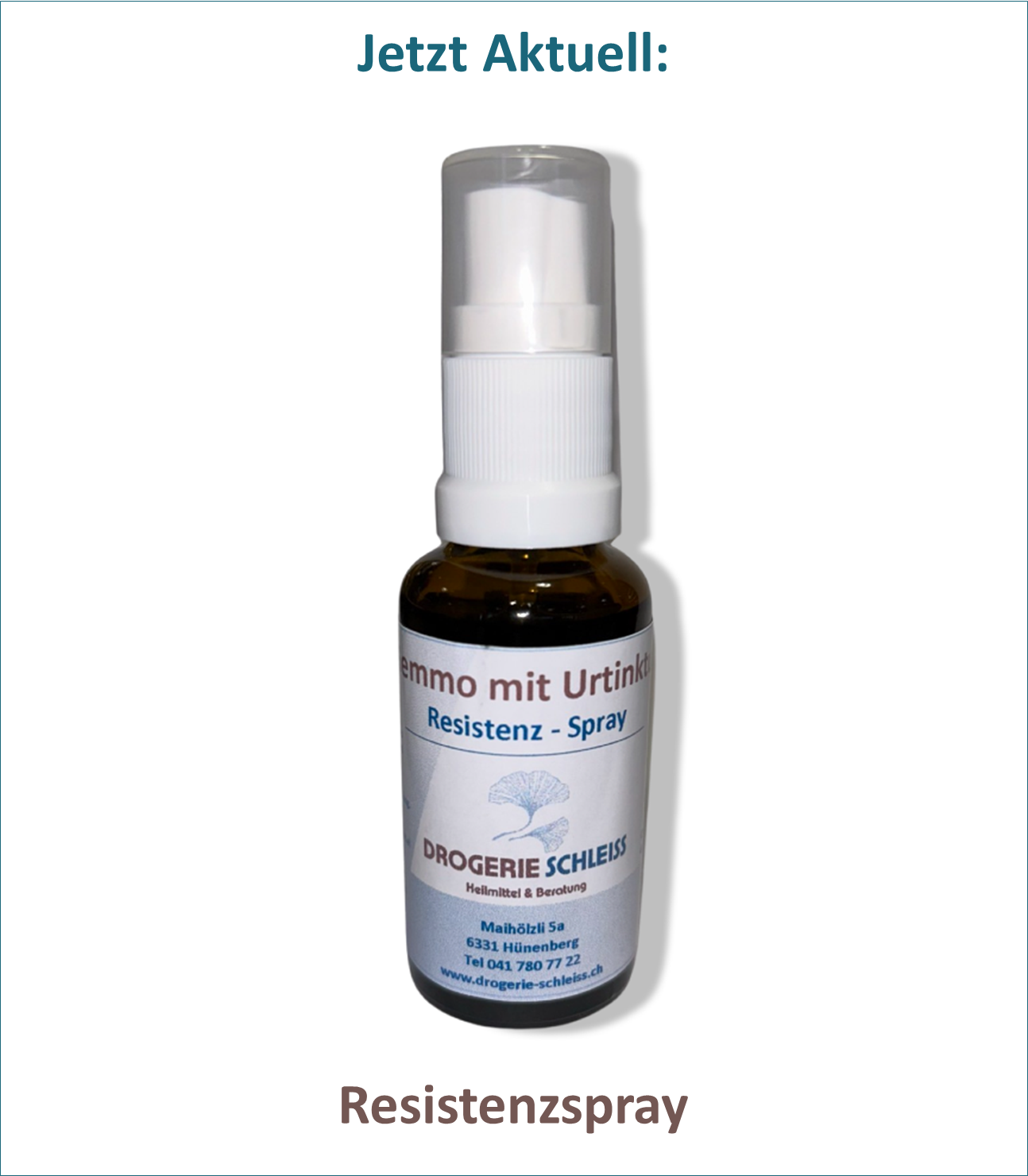 Jetzt aktuell Resistenzspray